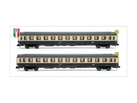 Pirata PI6200 - N - 2-tlg. Set Personenwagen 2. Kl. Benedetto Croce, FS, Ep. IV